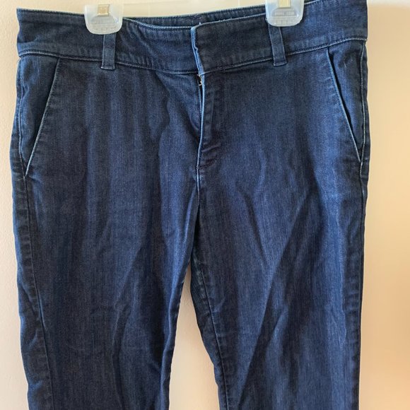 Ann Taylor Size 6 Dark Blue Bootcut Jeans - Picture 2 of 9